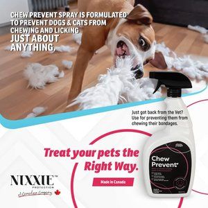 Pet Chew Prevention Spray by EnviroFresh - Made In Canada